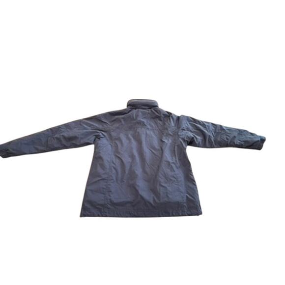 "L.L. BEAN" Women's 2 Layer Polartec Navy & Red Fleece Coat SZ M 3 Season Coat - Picture 4 of 16